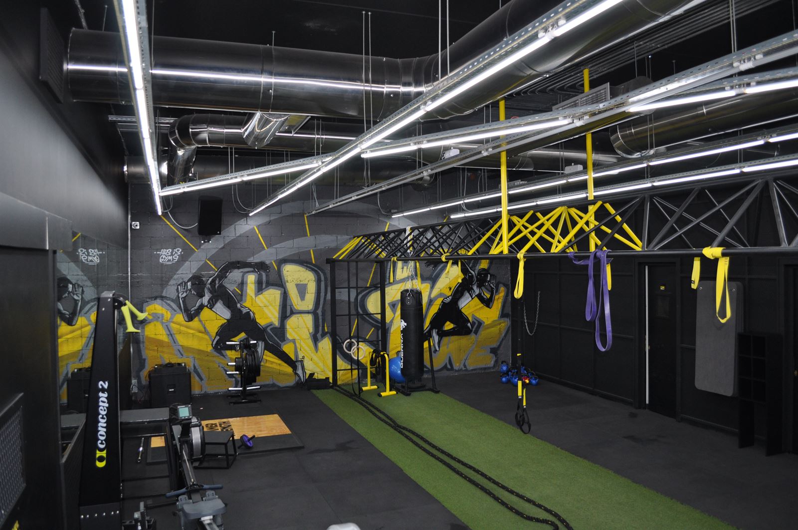 Training zone used for movement screening
