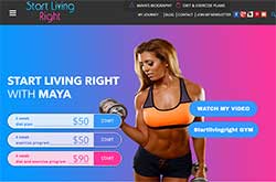 The Start Living Right website